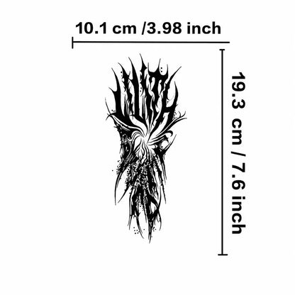 Gothic Claw Hand temporary tattoo, view 3 — Yuka Ink