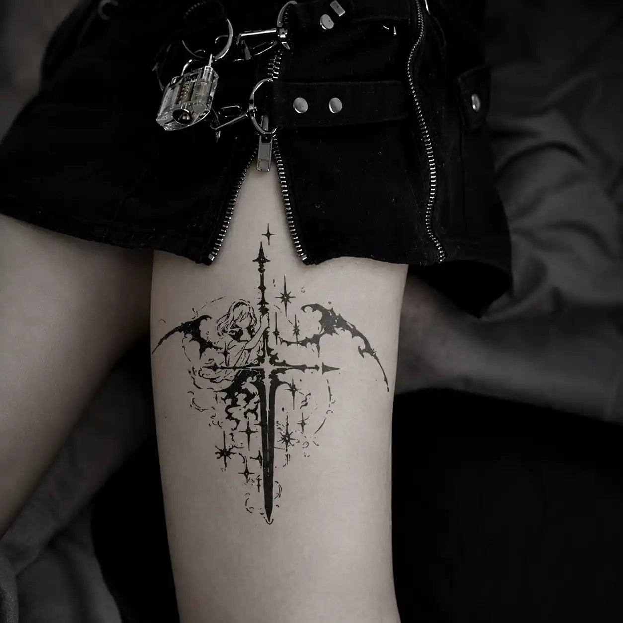 Swordsman Tattoo temporary tattoo — Yuka Ink