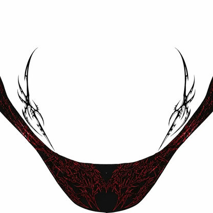 Thorn Hip temporary tattoo, view 2 — Yuka Ink