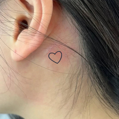 Small Heart Temporary Tattoo